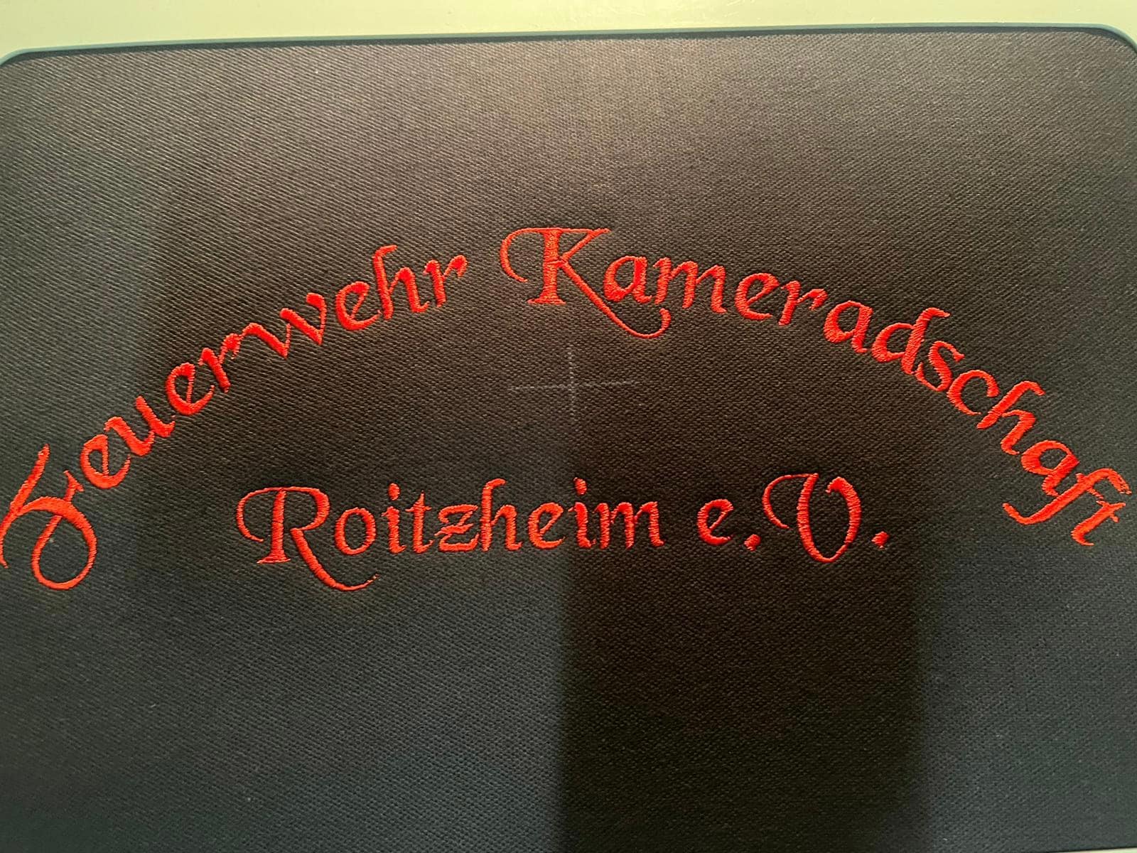 Rückenschriftzug